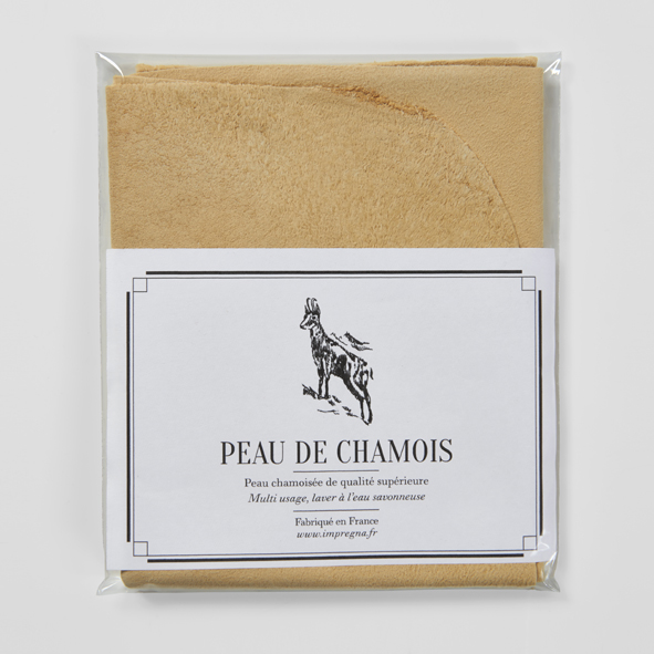 Peau de chamois tannée à l'huile